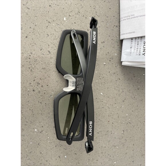SONY TDG-BT500A 3D Glasses Active Shutter Method Bluetooth for Bravia Untested - Picture 9 of 16